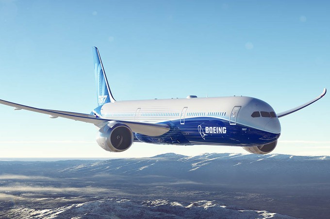So sieht die neue firmeneigene Bemalung von Boeing aus.