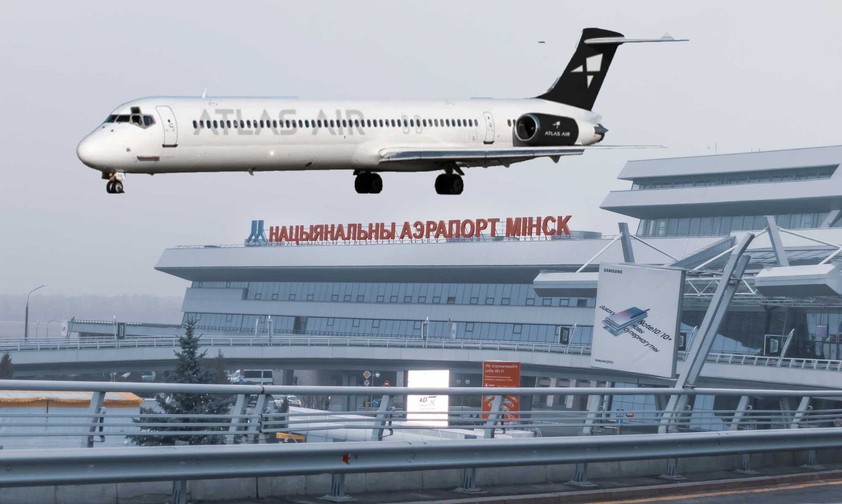 MD-87 in Minsk: Die Verbindung von Atlas Air hielt nur vier Verbindungen.