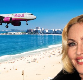 Madonna kommt an die Copacabana - und Azul legt Flüge auf.