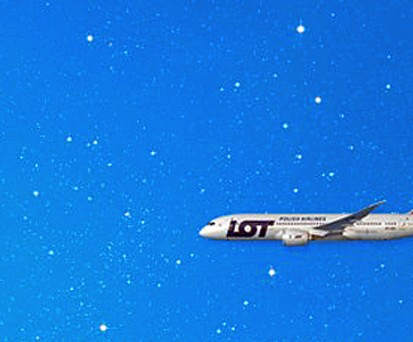 Dreamliner-Werbung von Lot: Hilflos ohne Beihilfen.