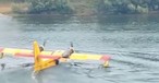 Löschflugzeug auf dem Douro: Etwas ging schief.