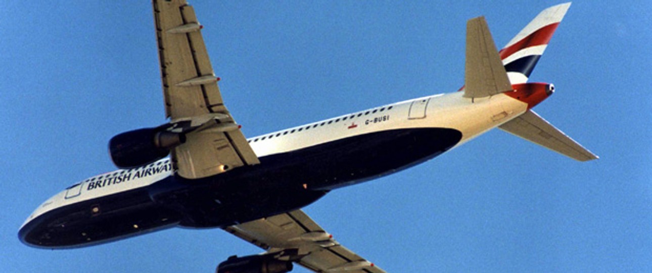 A320 von British Airways: Zum Glück war der Jet noch nicht abgehoben