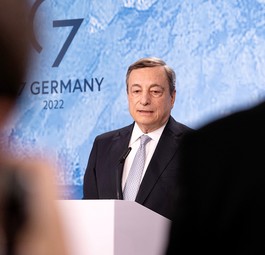 Mario Draghi: Entscheidet die Zukunft von ITA Airways.