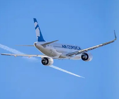 Airbus A320 Neo von Air Corsica: Ein Flugzeug der Airline konnte nicht sofort landen.