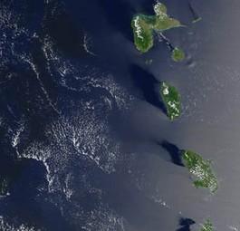 Ausschnitt der kleinen Antillen: Die zweite Insel von oben ist noch nicht Mitglied bei der Icao.