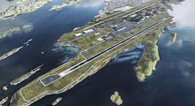 Der neue Flughafen Bodø: So soll er aussehen.