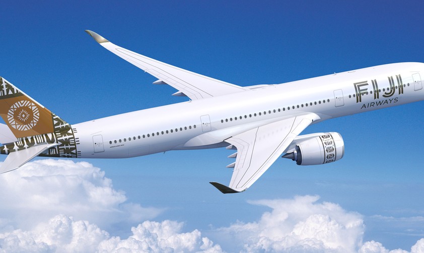 Visualisierung: So sollen die Airbus A350 von Fiji Airways aussehen.