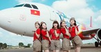 Flugbegleiterinnen von Vietjet: Sie sind nur zu speziellen Anlässen leicht bekleidet.