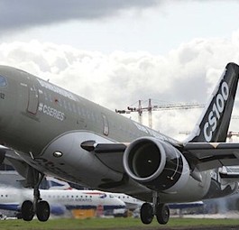 C-Series in London City: Nun ist der Jet auch offiziell von der Easa für steile Anflüge zertifiziert.