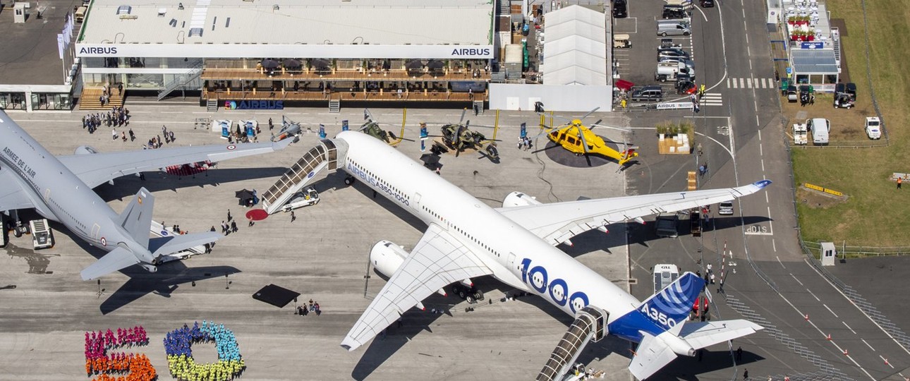 Airbus A350-1000 at the Paris Air Show