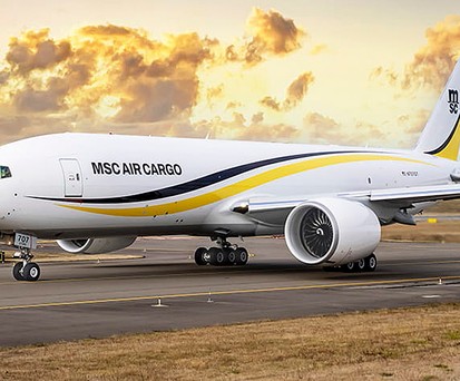 Die erste Boeing 777 von MSC Air Cargo trägt das Kennzeichen N707GT und wird von Atlas Air betrieben.