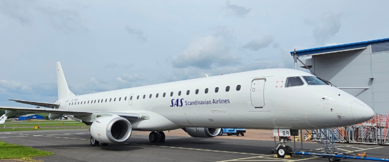 Eine Embraer E195 von SAS Link: Die Airline wird größer.