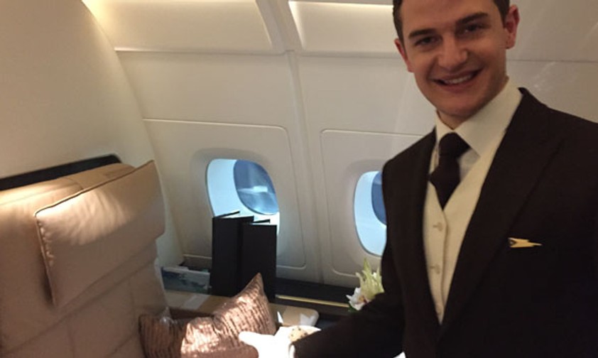 Und im Preis inbegriffen ist der Service des ganz privaten Butlers.