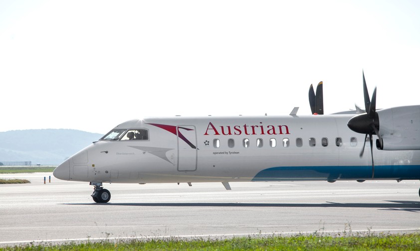 Dash 8 von Austrian Airlines: Eine Waffe im Kampf gegen die neue Konkurrenz: