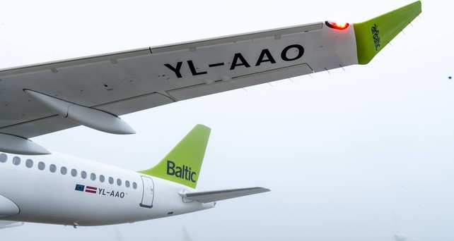 air baltic airbus a220 300 yl aao
