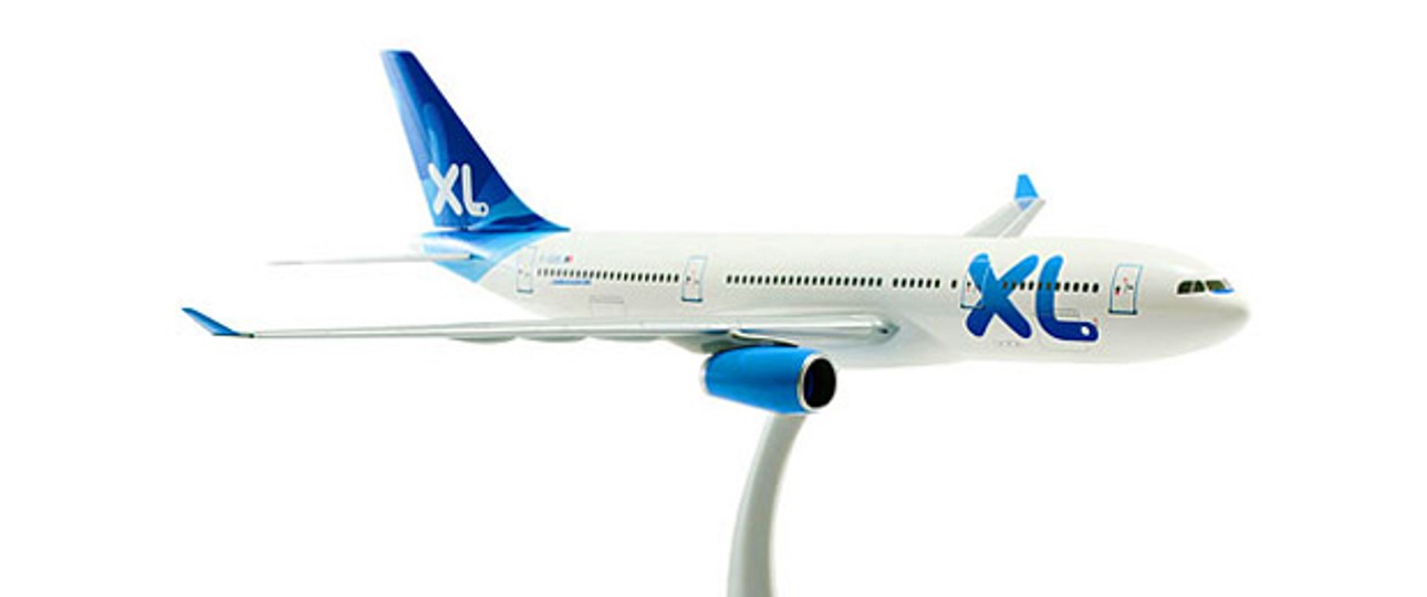 Modell eines Airbus von XL Airways: Nun Erinnerungsstück.