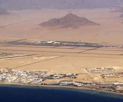 Flughafen Sharm El-Sheik: Immer weniger Flüge.