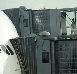 Airbus A380 von Air France: In der oberen Etage hat Air France die Business Class angesiedelt.