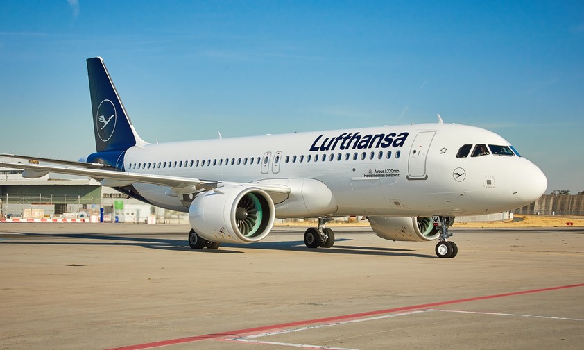 Airbus A320 Neo von Lufthansa: Alle neuen Flieger tragen von Anfang an den neuen Look.