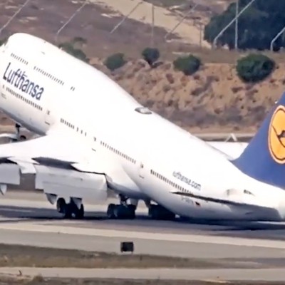 Boeing 747-8 von Lufthansa: Am 10.Oktober wäre es fast zu einem Tailstrike in Los Angeles gekommen. 