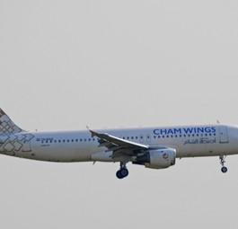 Ein A320 von Cham Wings: Die syrische Airline soll Geflüchtete befördern.
