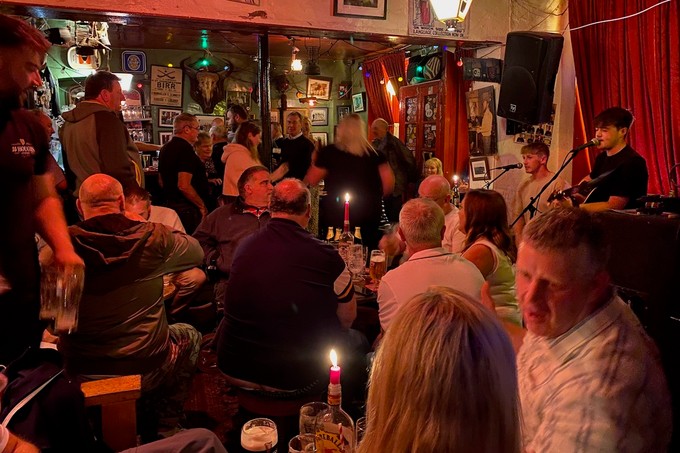 Gute Stimmung im Pub