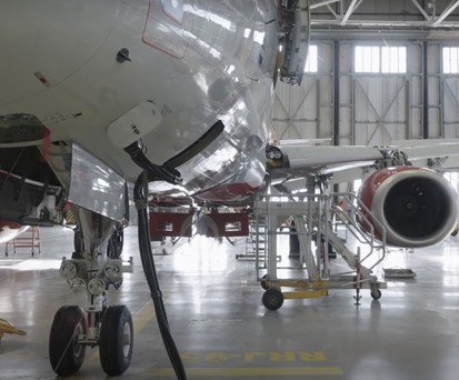 Superjet von Rossiya: Bei einem ging etwas schief.