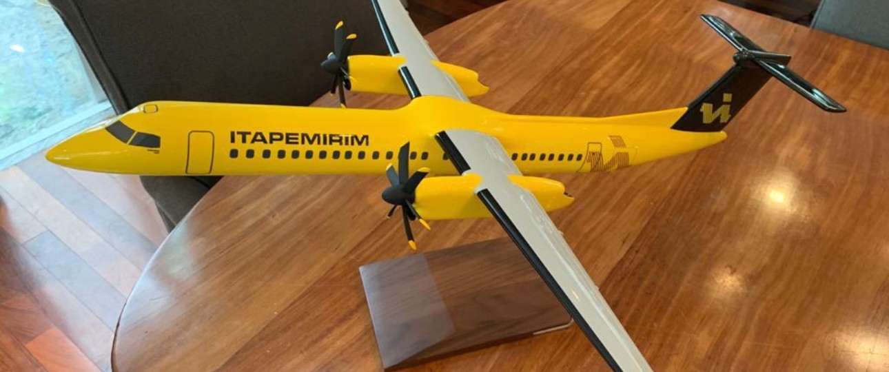 So plante Itapemirim zuerst: Mit Turbopropflugzeugen vom Typ Dash 8.