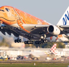 ANA All Nippon Airways betreibt nur drei Airbus A380 - doch hat einst 20 Boeing 777X geordert. Zwei der bestellten Passagierjets wandelte die japanische Fluggesellschaft später um in Frachter vom Typ 777-8 F.