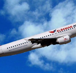 Airbus A320 in den Farben von Albanian Airways: Bald soll es losgehen – etwa nach Kuwait und Zürich.