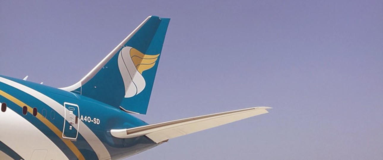 Boeing 787-9 Dreamliner von Oman Air: Die Fluggesellschaft kann weiterhin alle vom Embargo betroffenen Ziele anfliegen.