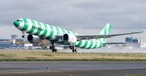 Abflug: Condors Airbus A330-900 mit dem Testkennzeichen F-WWCX ...