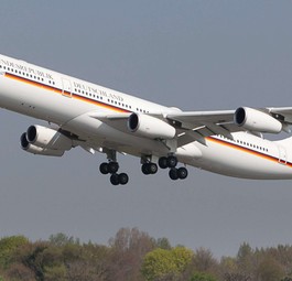 Der Airbus A340-300 der Luftwaffe: Nicht mehr im Dienst.