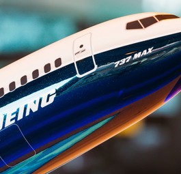 Modell der 737 Max: Die echten Flieger bleiben am Boden.