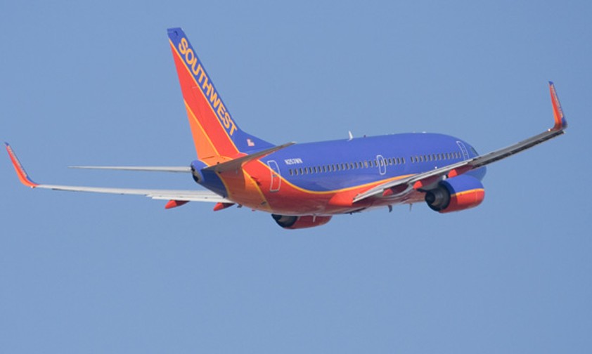 B737 von Southwest: Es gab schon einmal eine Fernsehserie über die Airline.