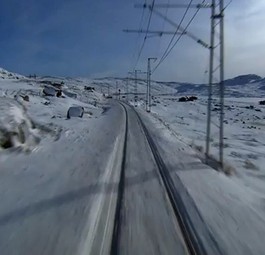 Zugfahrt von Bergen nach Oslo: Wunderschöne Landschaften.