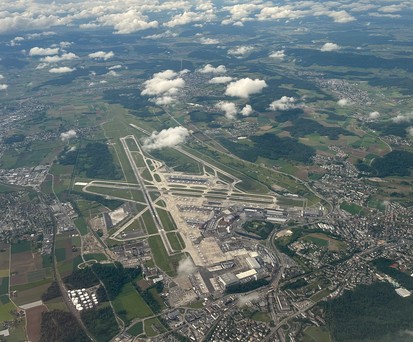 Flughafen Zürich: Aktuell sind weniger Anflüge möglich.