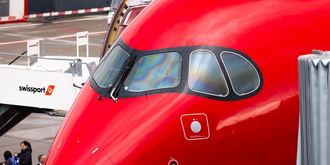 Der erste A350 von Edelweiss ...