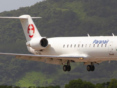 Bombardier CRJ 200 von Paranair: Bisher regionale Ziele.
