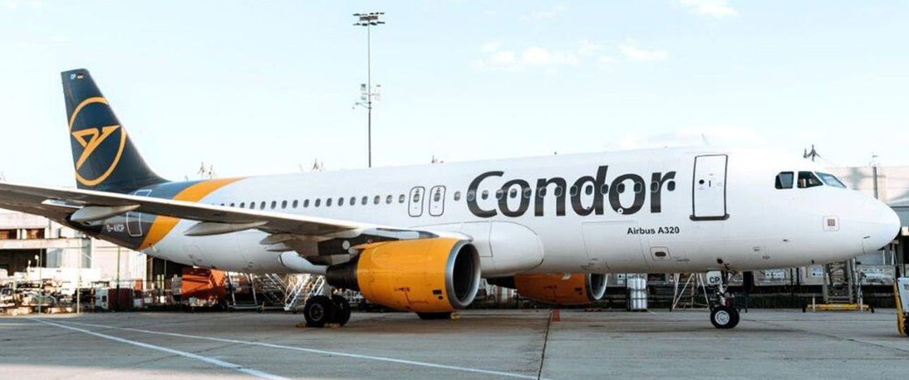 Ein Airbus A320 von Condor: Der Ferienflieger musste 17 Tage auf einen Jet verzichten.