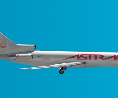 Boeing 727 von Astral Aviation: Vor ab Abschied kommt eine neue.