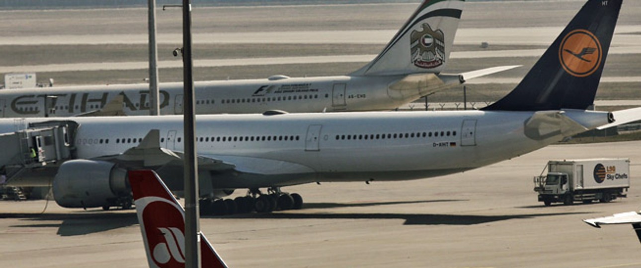 Flugzeuge von Etihad, Lufthansa und Air Berlin: Bald sind alle verbandelt.