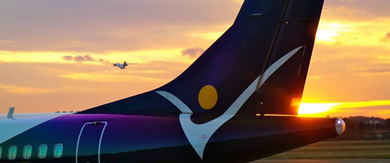 ATR 72 von Intersky: Der Flieger gehört bald neuen Eigentümern.