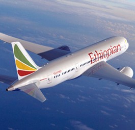 787 von Ethiopian: Die Airline wird als erste in Afrika mit dem Dreamliner fliegen.