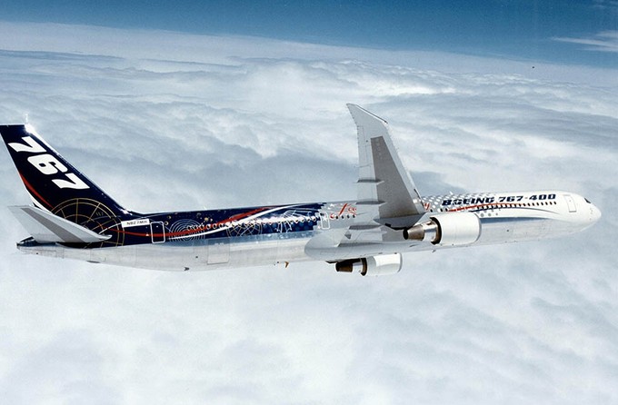 In der Vergangenheit war Boeing teils etwas bunter unterwegs, wie hier beim Erstflug der 767.