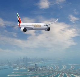 Airbus A350 über Dubai: Emirates hat Lust auf mehr der Flieger.