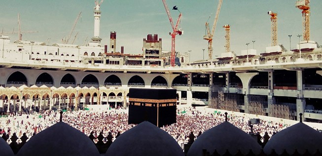 Die Kaaba in Mekka: Malaysia Airlines will Pilger aus der ganzen Welt hier hin fliegen