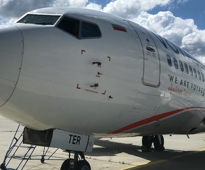 Die Boeing 737-500 von Voyage Air: Wurde durch eine 737-400 ersetzt.