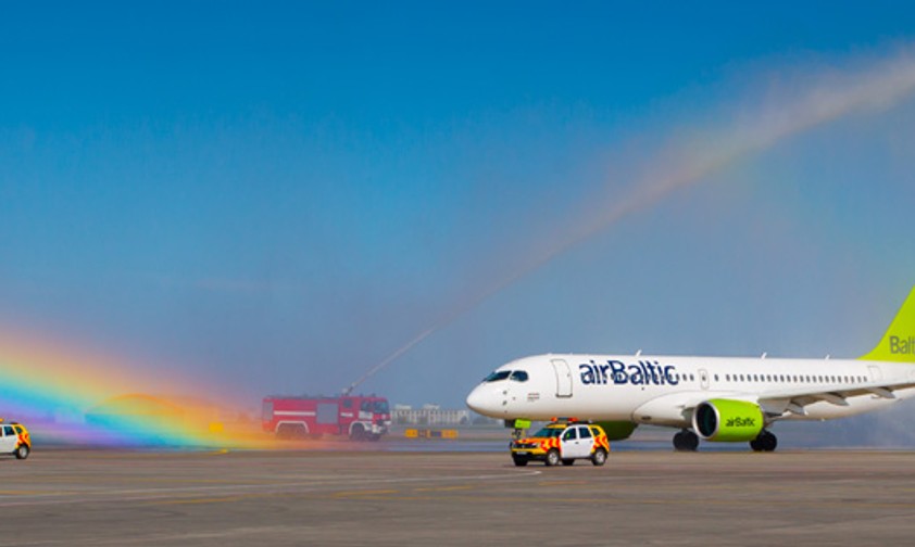 C-Series CS300 von Air Baltic: Eine gestreckte Version macht Boeing Angst.