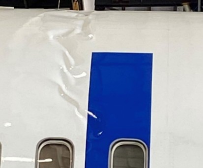 Der Schaden an der N641UA im Sommer 2023: Mittlerweile behoben.